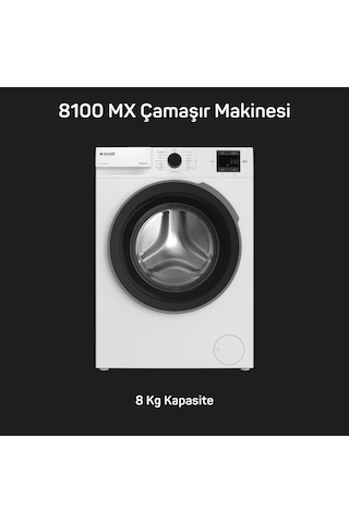 Arçelik 8100 MX Çamaşır Makinesi - 800 KMX Kurutma Makinesi