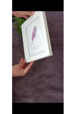 Fotoğraf Baskısı + Fotoğraf Çerçevesi - 15x21 Cm İç Ölçü - 19x25 Cm Dış Ölçü - Beyaz Renk
