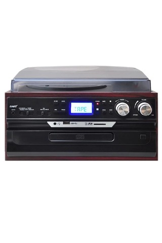 Nostaljik Pikap Cd Çalar Bluetoothlu Kumandalı Radyo Mp3 Usb 33-45-78 Lik Plakla 1 Adet