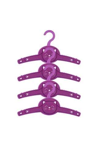 Funny 4lü Giysi Askısı Kedi Royaleks-g228-b-c