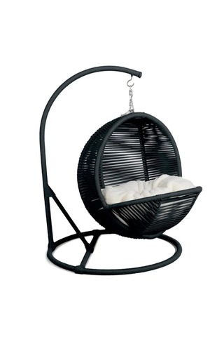 Reyo Pet Lüxperi Kedi Salıncağı & Kedi Yatağı & Kafesi 38x45x65 Cm Siyah
