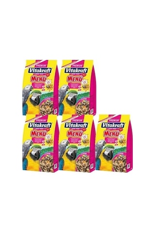 Vitakraft Papağan Yemi 5 Adet 1000 Gram 0.75 LT - 2.5 LT - 12 KG