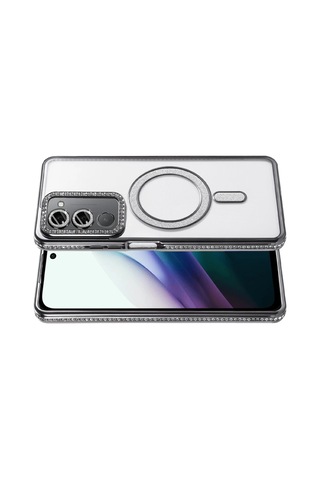 Joko - 782 - Xiaomi Redmi 15 4g Joke Simli Magneticsafe Kılıf - Csmo-tex - - Siyah Sıyah