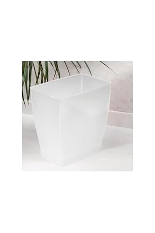 İdesign 64720eu Spa Rechteckiger Mülleimer, 11 Liter, Mattiert