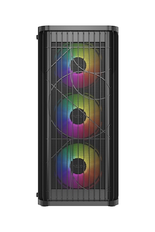 Fazeon F20 650w 80+ Bronze Tempered Glass Mesh Argb Fanli Usb 3.0 Siyah E-atx Bilgisayar Kasasi