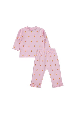 Civil Baby Dondurma Empirme 6-18 Ay Pijama Takımı - Pembe Açık Pembe