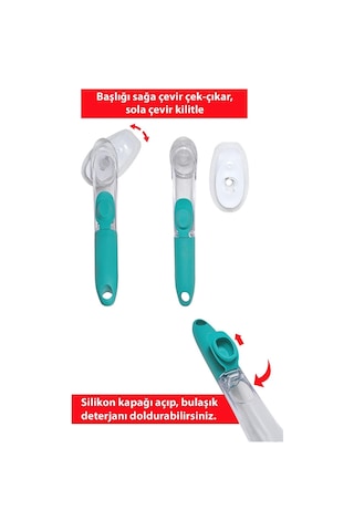 Smarter Deterjan Hazneli Bulaşık Süngeri + Sünger Yedek