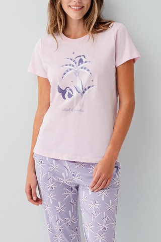 Rolypoly Kadın Pembe Pijama Takım Pembe