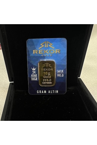 1 Adet 10 Gr 24 Ayar Altın Rekor
