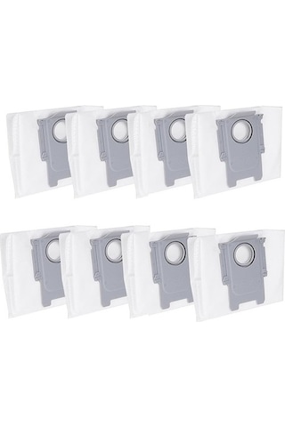 Srfn Ticaret Roborock S7 Maxv Ultra/s8/q5/q7 Uyumlu Toz Torbası - 8 Adet