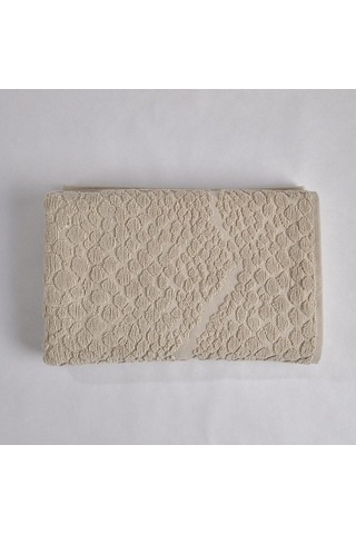 Velune Pamuk Banyo Havlusu Bej 90x150 Cm Çok Renkli