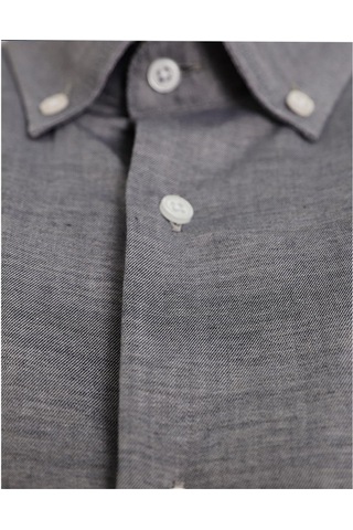 Uki Antrasit Comfort Fit Uzun Kol Gömlek Antrasit