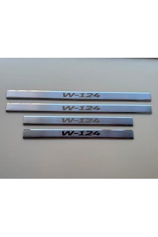 Mercedes W124 Krom Kapı Eşiği Takımı 1984-1995 Paslanmaz Çelik