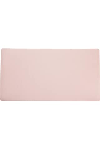 Still & Silent Pink Gerçek Deri Desk Mat Apple Uyumlu MacBook Altlığı