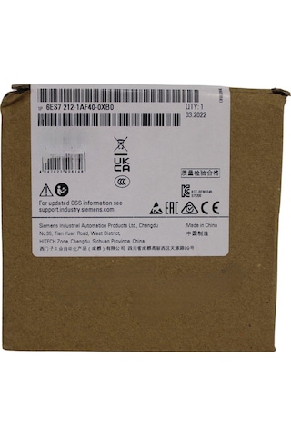 6es7212-1af40-0xb0, 6es7 212-1af40-0xb0 Sıemens Cpu 1212 Fc