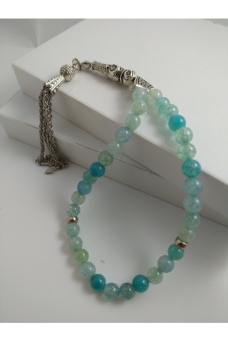 Akik Taşı Tespih / Doğaltaş Tespih 6 Mm N11.1626