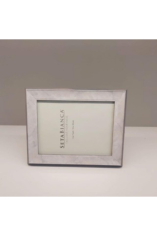 Seta Bianca 13 X 18 Cm Çerçeve Gri Sedef