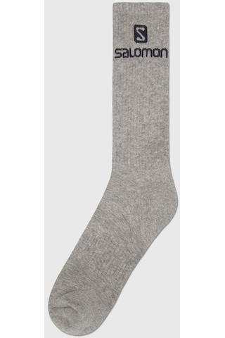 Salomon Everyday Crew 3 Pack Çorap - Beyaz Gri Siyah-beyaz Gri Siyah Beyaz - Gri - Siyah