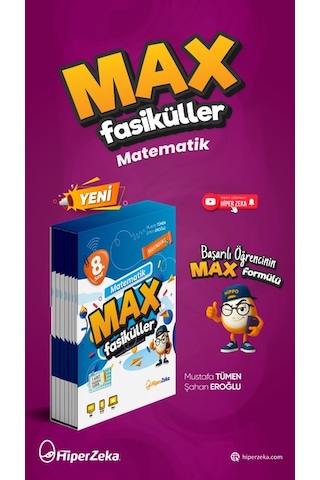 2026 8. Sınıf Matematik Max Fasiküller Mustafa Tümen & Şahan Eroğlu
