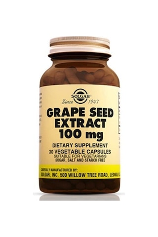 Solgar Grape Seed Extract 100 MG 30 Kapsül
