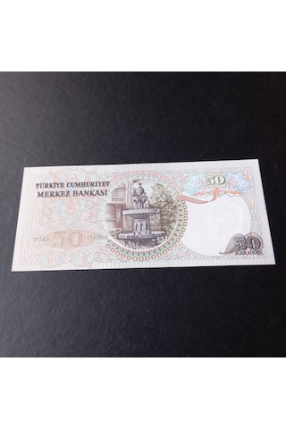 6.emisyon 50 Tl Çil Eski Kağıt Para - 39963663d3a252e160