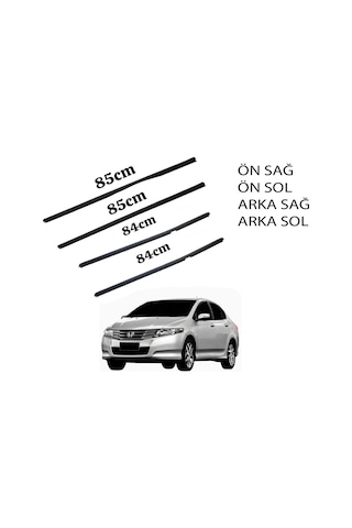 Ns Honda City Çıta Cam Sıyırıcı Fitil Seti Takım 2009-2012