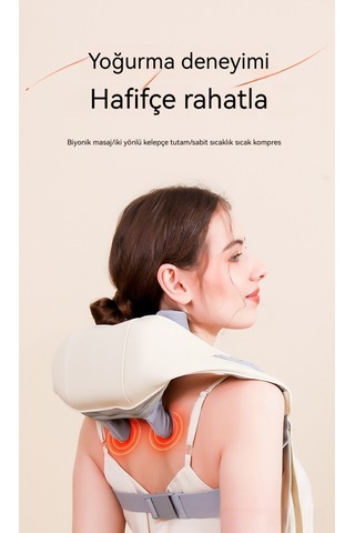 Jian Fan Servikal Masaj, Omuz Ve Oyun Koruyucu, Bel Ve Boyunçiftçiliğeimli Kas, Elektrikli Sıtma, El Oğurmaşal Artefaktı Beyaz