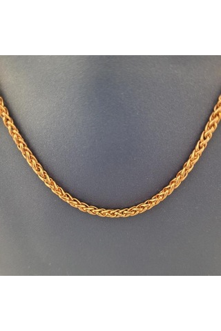 Fox Tail Çelik Zincir 60 Cm Bronze Roze Rose Gold