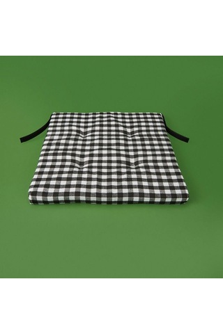 Evidea Soft Guarda Sandalye Minderi - Siyah - 38x38 Cm Siyah