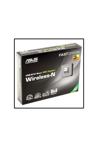 Asus Usb-n10 Nano, 150mbps, 2.4ghz, Usb2.0, Wıreless Ethernet