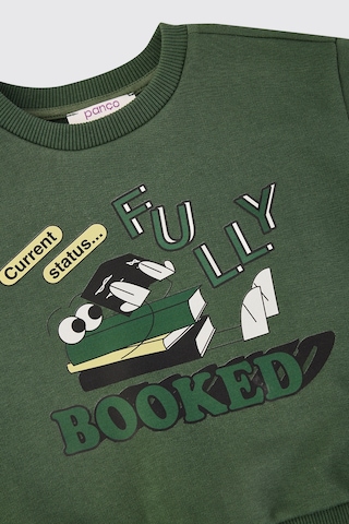 Panço Erkek Bebek Bisiklet Yaka Yeşil Sweatshirt 2621BB08009