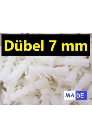 Dübel 7 Mm 500 Adet Standart Plastik Dubel Ar.10 N11.1438 Dübel 7 Mm 500 Adet Standart Plastik Dubel Ar.10 N11.1438