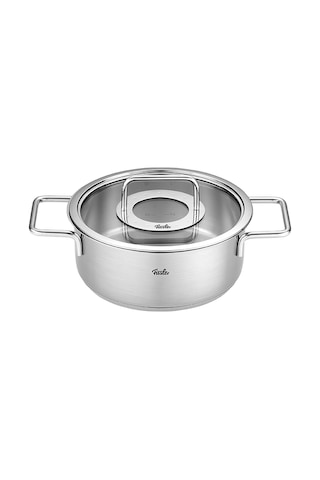 Fissler Pure Collection 8 Parça Cam Kapak Çelik Tencere Seti