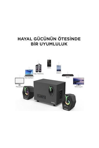 Torima D37 RGB Hafıza Kartı Destekli Bluetooth Hoparlör