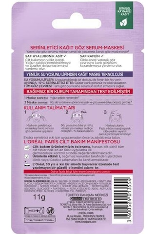 L'Oreal Paris Revitalift Filler Serinletici Göz Serum Maskesi 11 G