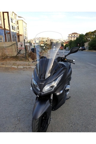 Motocam Kanuni Reha 250 Ön Cam 2022-2026 Model 72cm Şeffaf Renkli 4mm Uzun