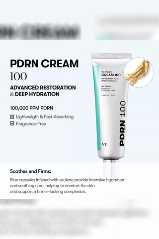 Vt Cosmetics Vt Pdrn Cream 100 Yüz Kremi 50 ML