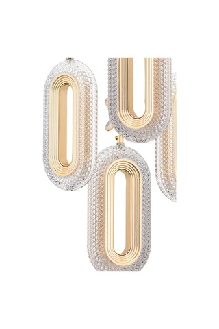 Lumia Lighting Eclipse Model 5"li Gold Kumandalı 3 Renk Modu Ledli Modern Tavana Sıfır Salon Mutfak Yatak Odası Led Avize Altın