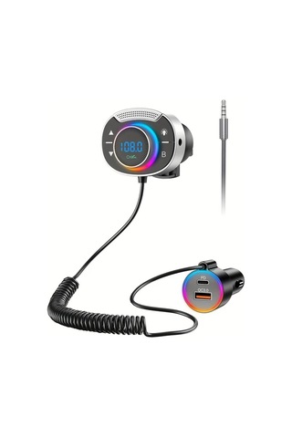 Honeybeeshop Standart Araç Kablosuz 53 Teleskopik Çift Usb Şarj Cihazı Eller Serbest Arama Pd30 Qc30 Desteği