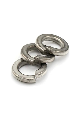 Kilit Yıkayıcı Bölünmüş Halka 18-8 Paslanmaz Çelik-3/8 ' .377 Id X .680 Od X .078 Kalın Miktar-100 Paslanmaz Çelik