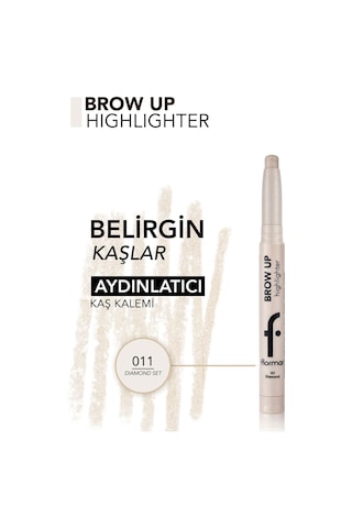 Flormar Brow Up Asansörlü Kalem Aydınlatıcı Seti 011 Diamond