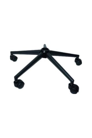 Kamusalmarket Metal Siyah Konik Ayak Tekerlekli Ücretsiz Kargo