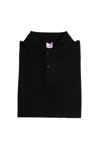 Angelos Girls Kız Çocuk Okul Tarz %100 Pamuk T-shirt -5-17 Yaş Ag006 Siyah