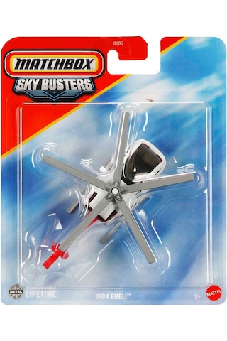 Metal Gövdeli Matchbox Sky Busters Mbx Eheli Metal Oyuncak Helikopter Lisanslı Model Uçağı