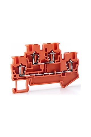 Sttb-2.5 Dın Ray Terristi Blok Elektrik Kabulları Konsökleri Çift Katmanlı Yay Bağlantısı Bağlayıcı Tel İletkenler 10 Pcs