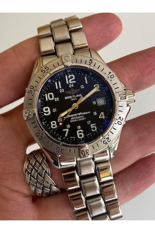 Breitling Superocean 40mm Çelik Kordon Erkek Kol Saati A17340 2.