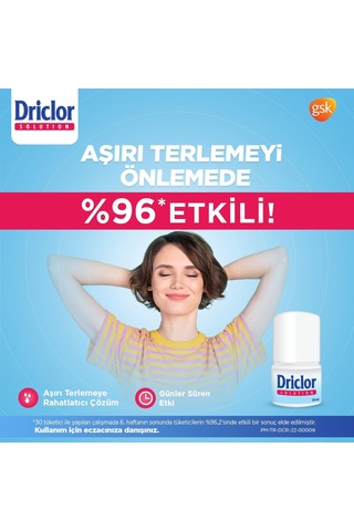 Driclor Aşırı Terleme Önleyici Antiperspirant Roll-On Deodorant 3 x 20 ML
