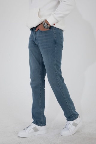 Hlt Jeans Hlthe003001 Taşlamalı Regular Fit Likralı Erkek Denim Kot Pantolon