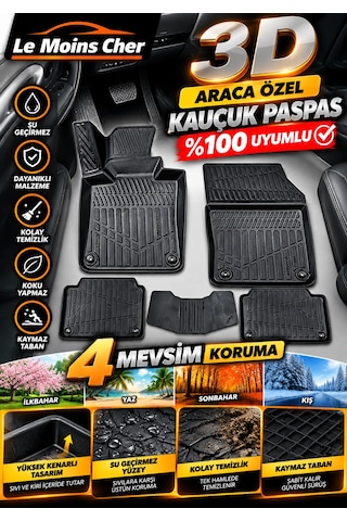 Mg Mg4 2022 2022 Araca Özel Havuzlu 3d Kauçuk Oto Paspası