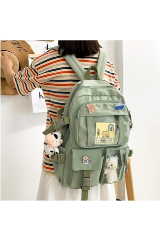 Enjoy Homee Büyük Kapasiteli Su Geçirmez Naylon Öğrenci Okul Çantası Sırt Çantası Tbg3jh Diğer